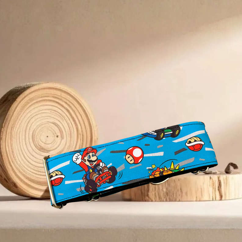 Collar Mario Kart Mario Luigi para perros