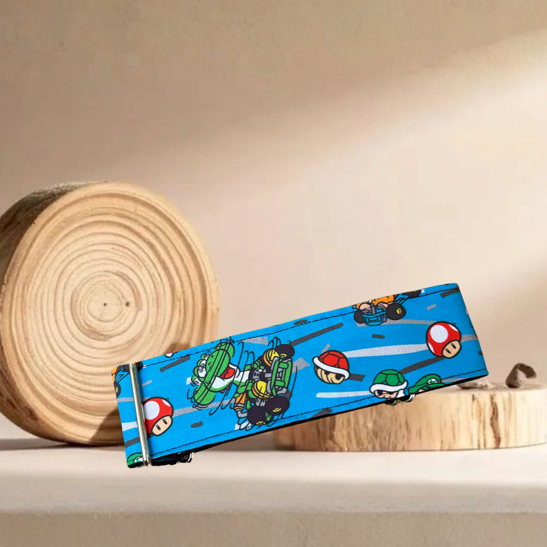 Collar Mario Kart Bowser Yoshi para perros