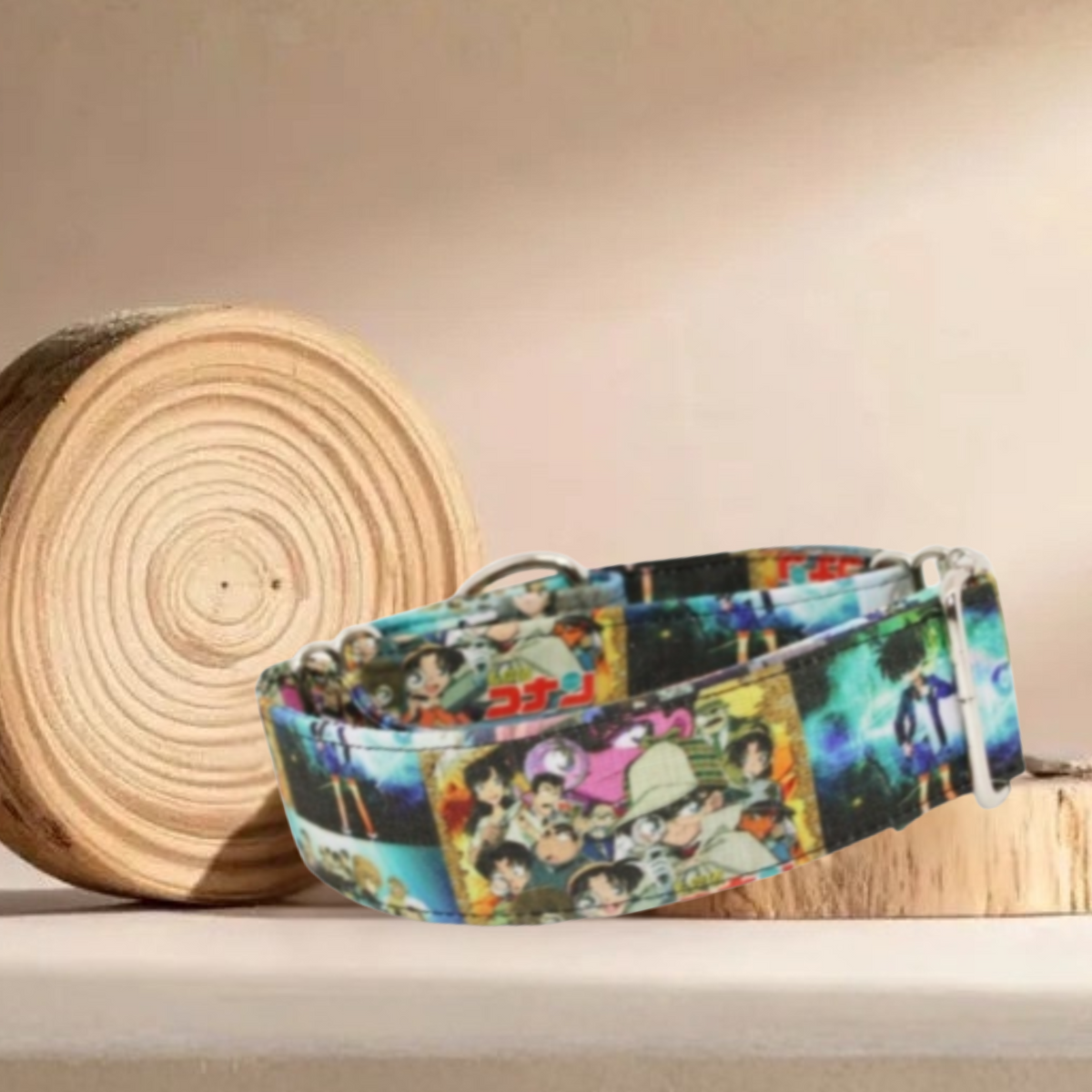 Collar Detective Conan para perros hecho a mano