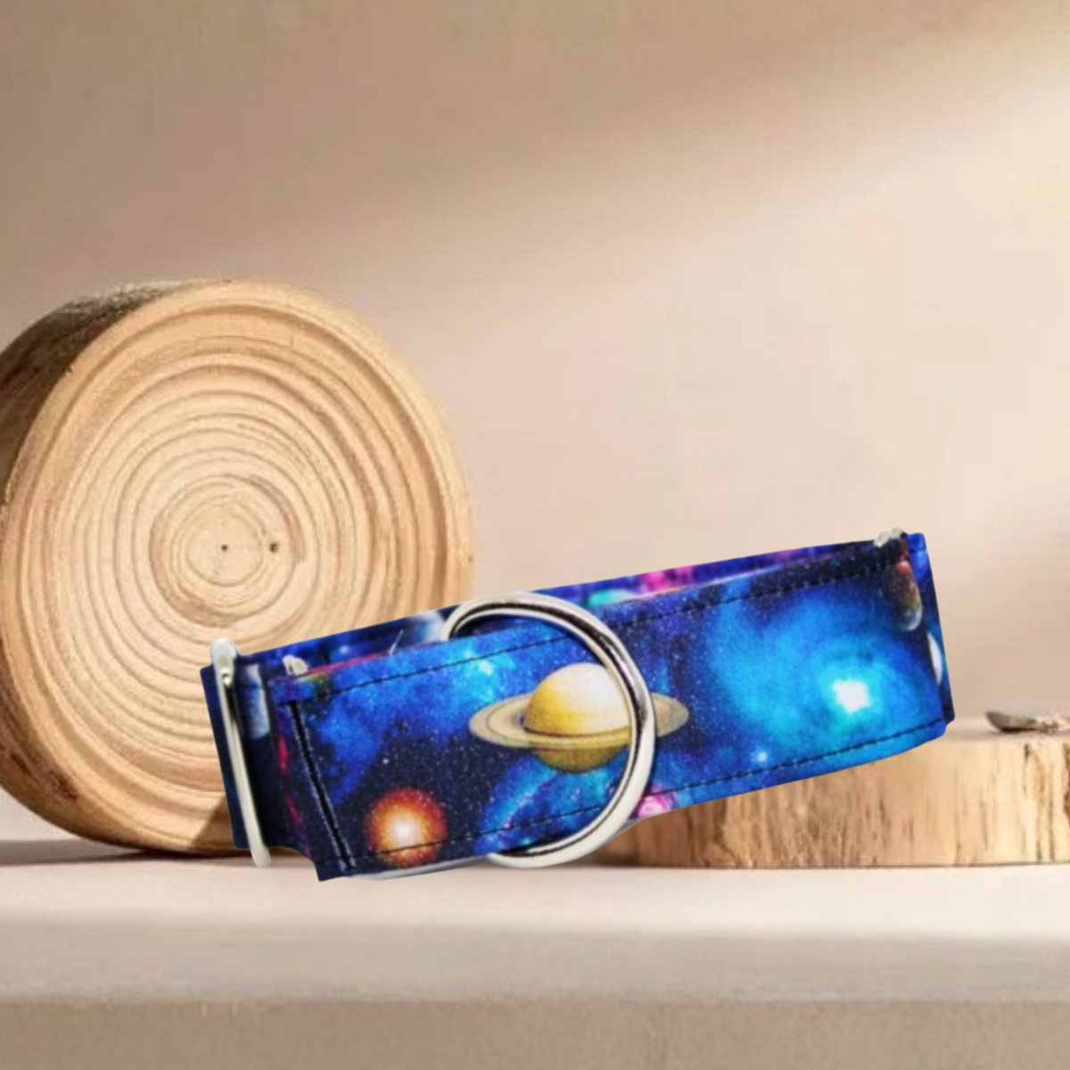 Collar Planetas para perros hecho a mano