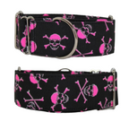 Collar Calaveras Fucsias para perros