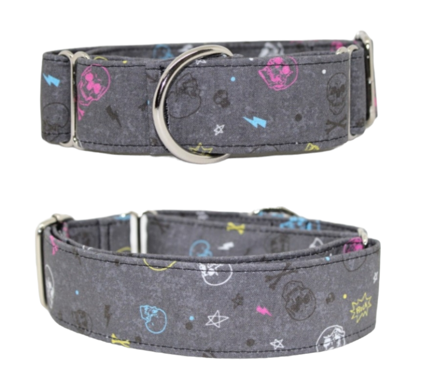 Collar Calaveras Colores para perros